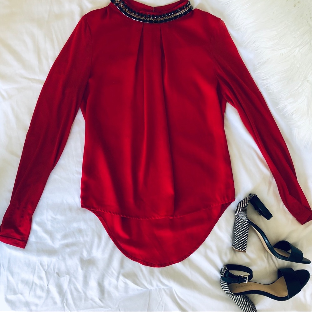 Red Dress Shirt